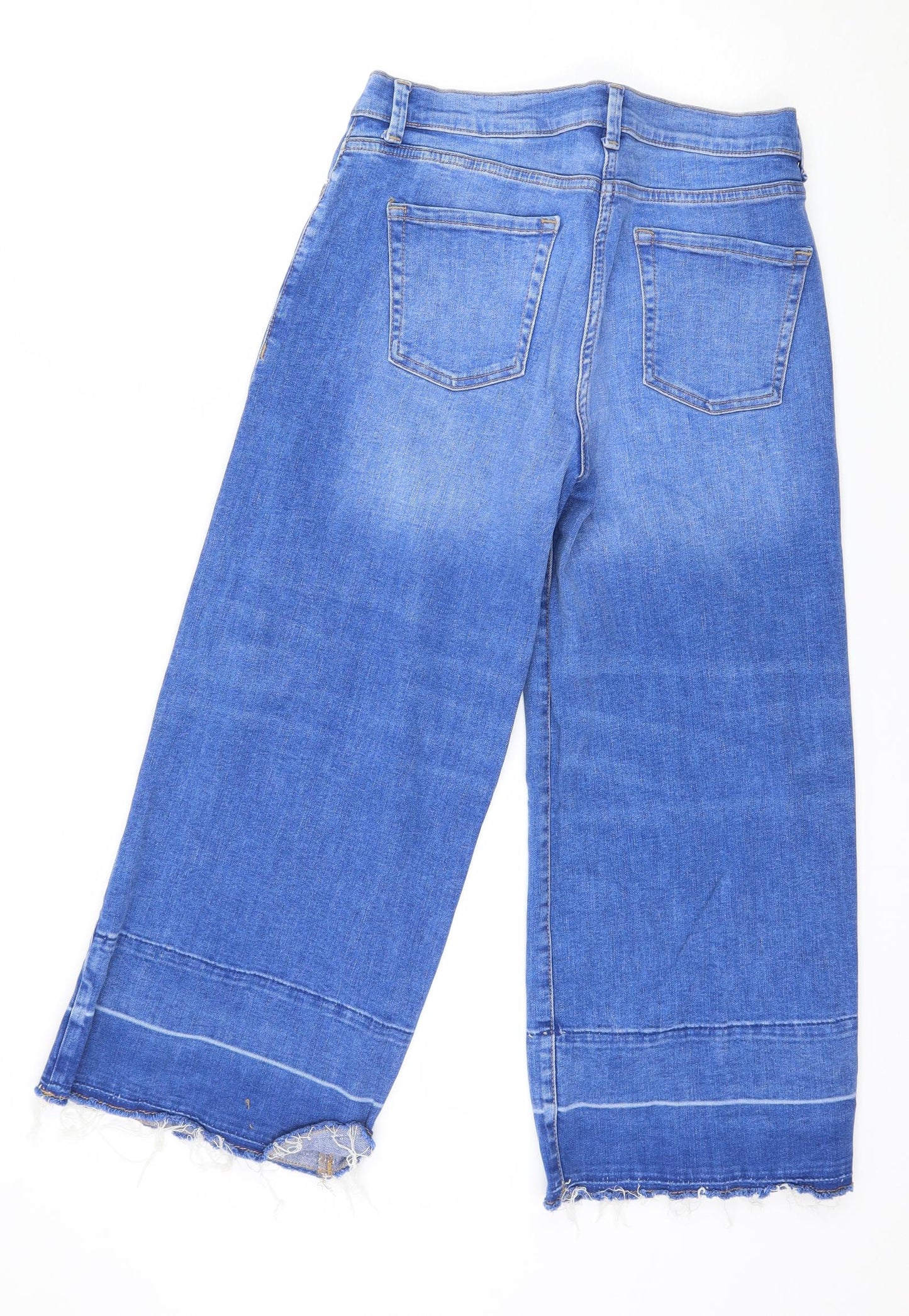 NEXT Womens Blue  Denim Cropped Jeans Size 8 L22 in