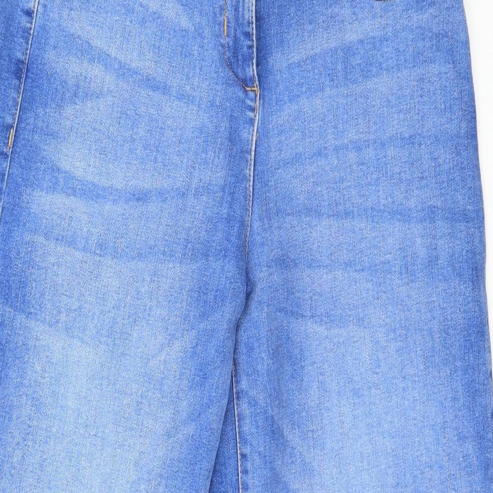 NEXT Womens Blue  Denim Cropped Jeans Size 8 L22 in