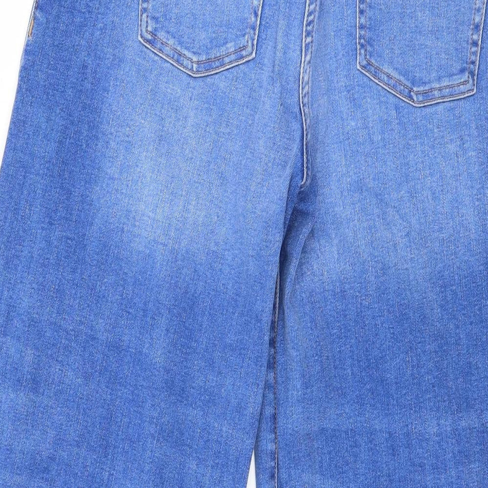 NEXT Womens Blue  Denim Cropped Jeans Size 8 L22 in