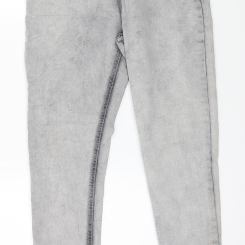 Preworn Womens Grey  Denim Jegging Jeans Size 30 in L27 in