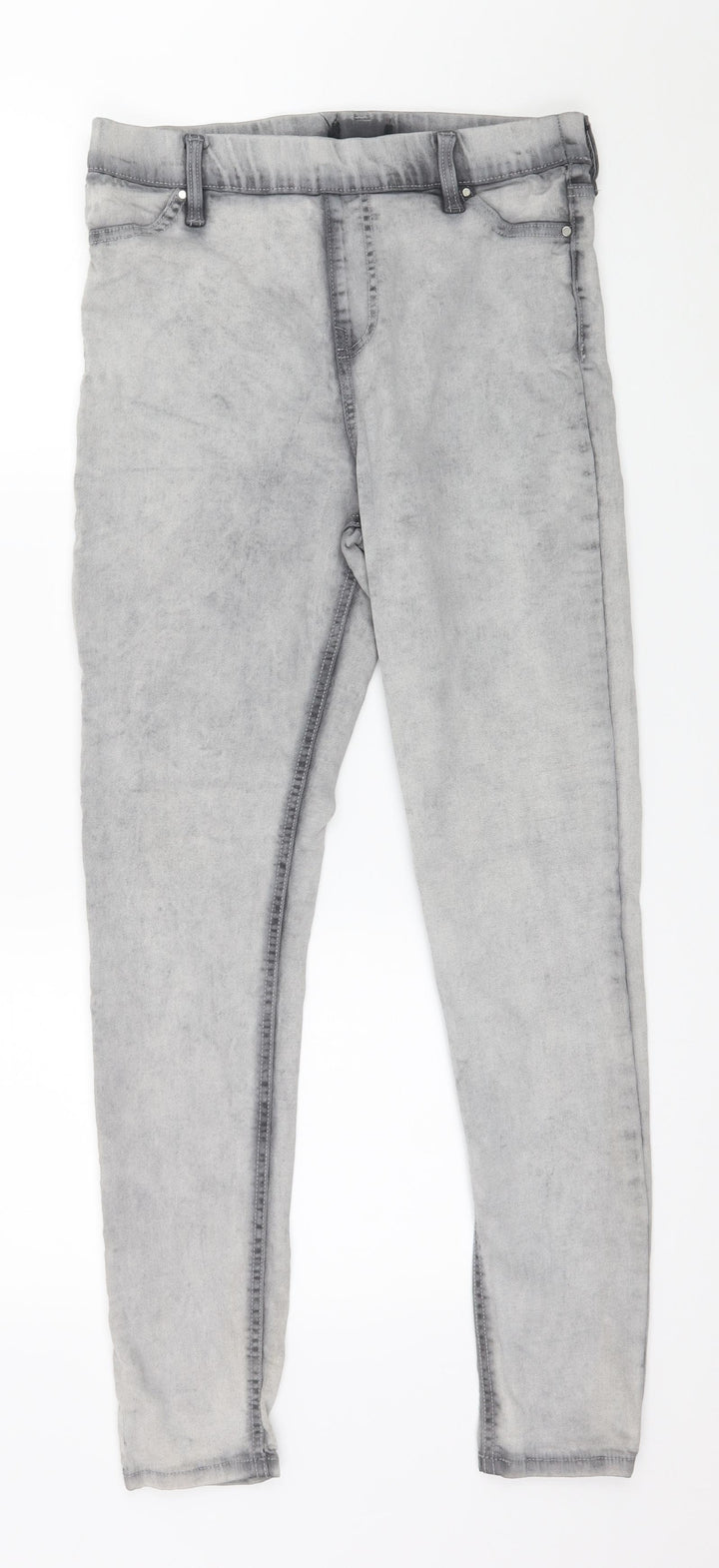 Preworn Womens Grey Denim Jegging Jeans Size 30 in L27 in