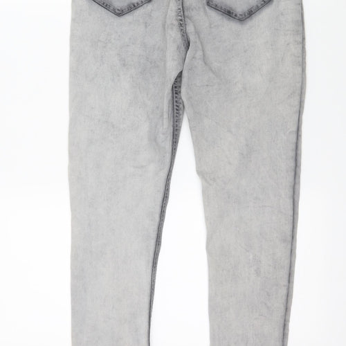 Preworn Womens Grey  Denim Jegging Jeans Size 30 in L27 in