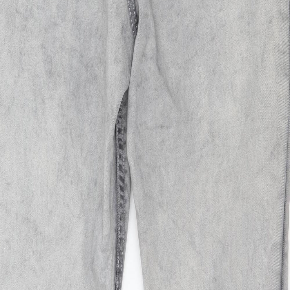 Preworn Womens Grey  Denim Jegging Jeans Size 30 in L27 in
