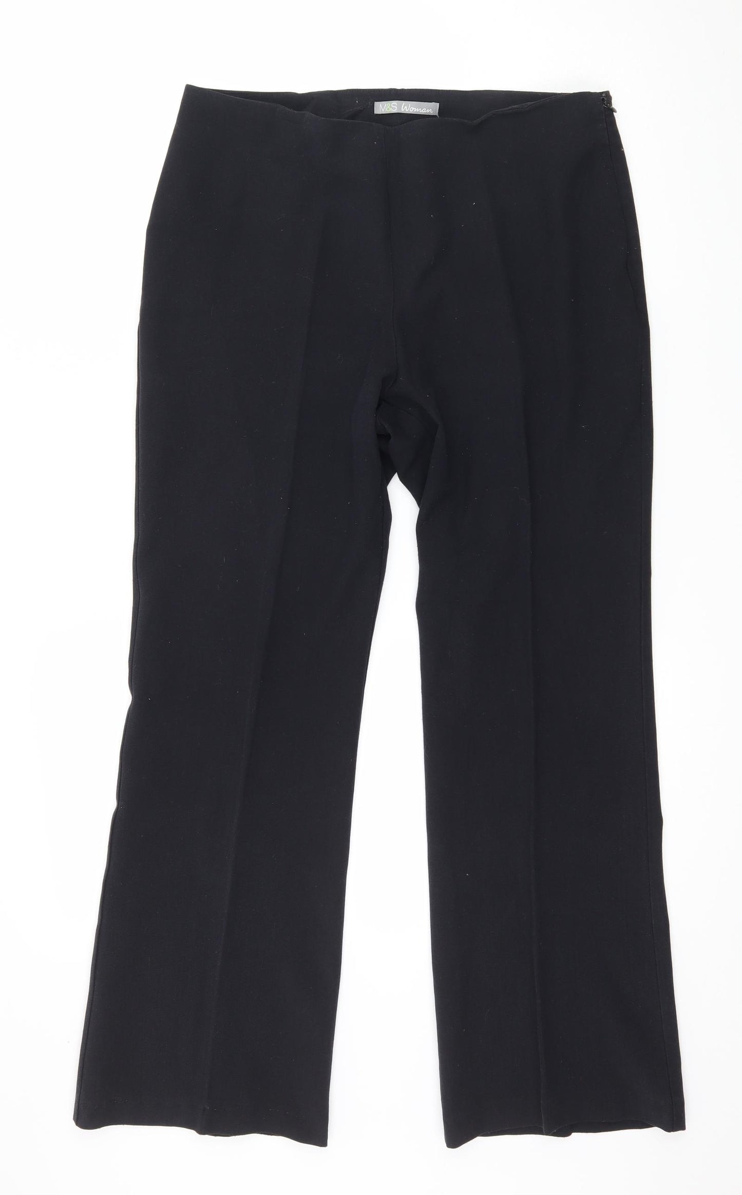Marks and Spencer Womens Blue   Trousers  Size 12 L27 in