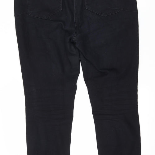 TU Womens Black  Denim Skinny Jeans Size 14 L29 in