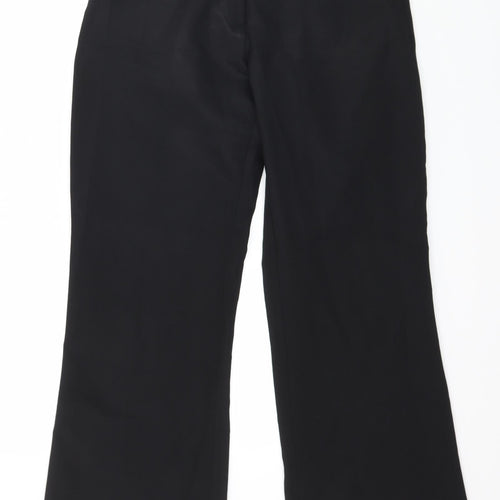 F&F Womens Black   Trousers  Size 10 L28 in