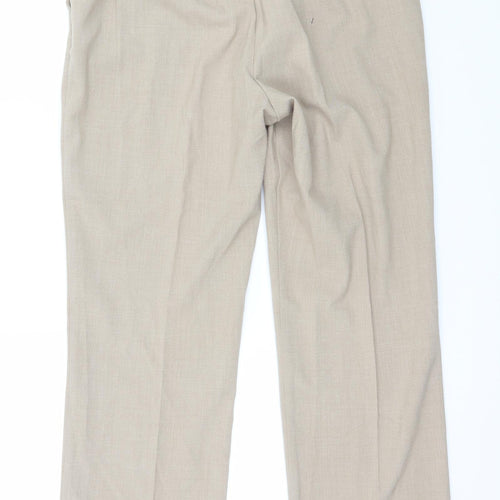 Marks and Spencer Womens Beige   Trousers  Size 12 L27 in