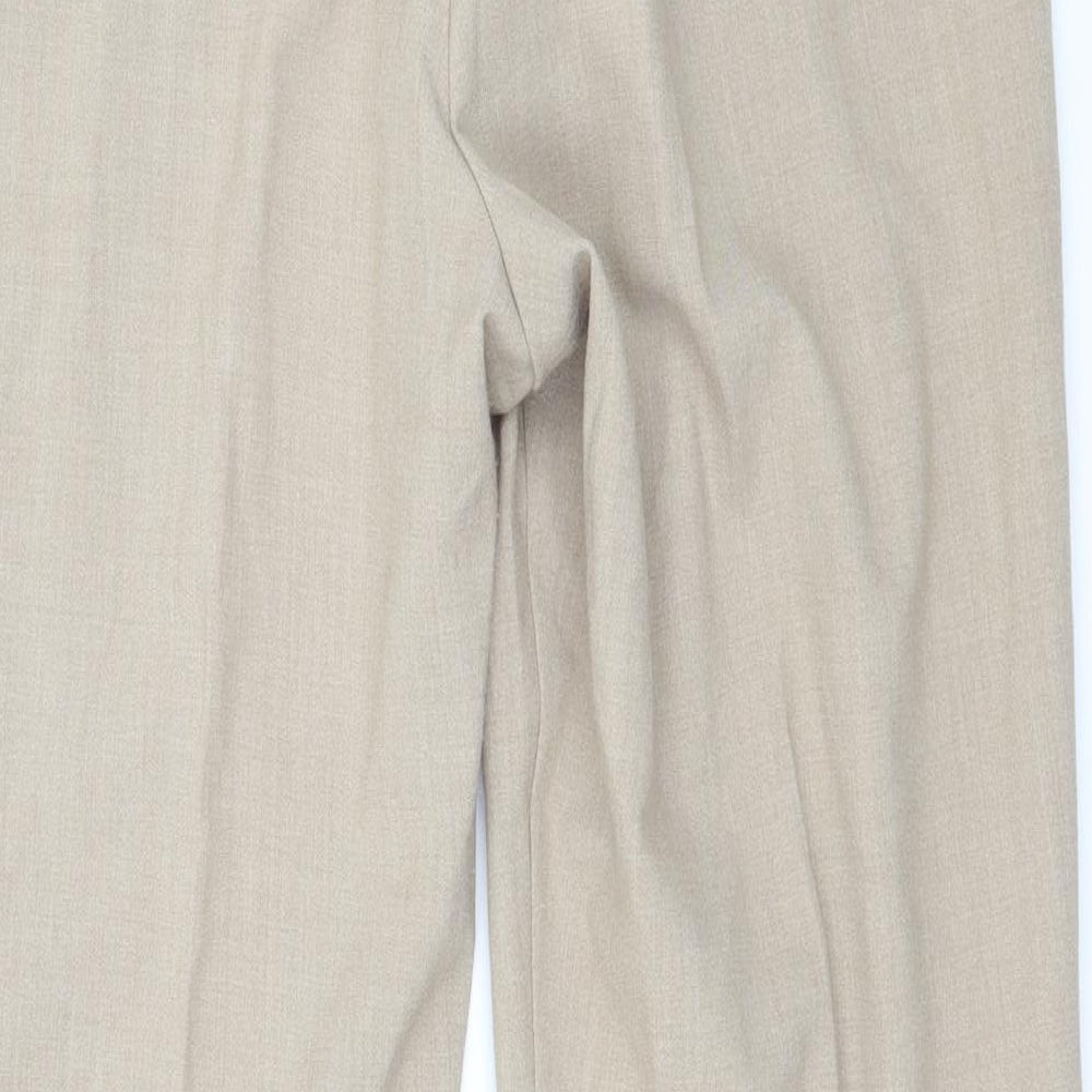 Marks and Spencer Womens Beige   Trousers  Size 12 L27 in