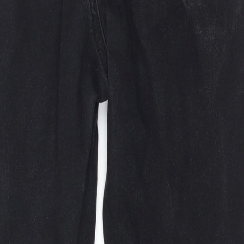 Denim & Co. Womens Black  Denim Skinny Jeans Size 12 L28 in