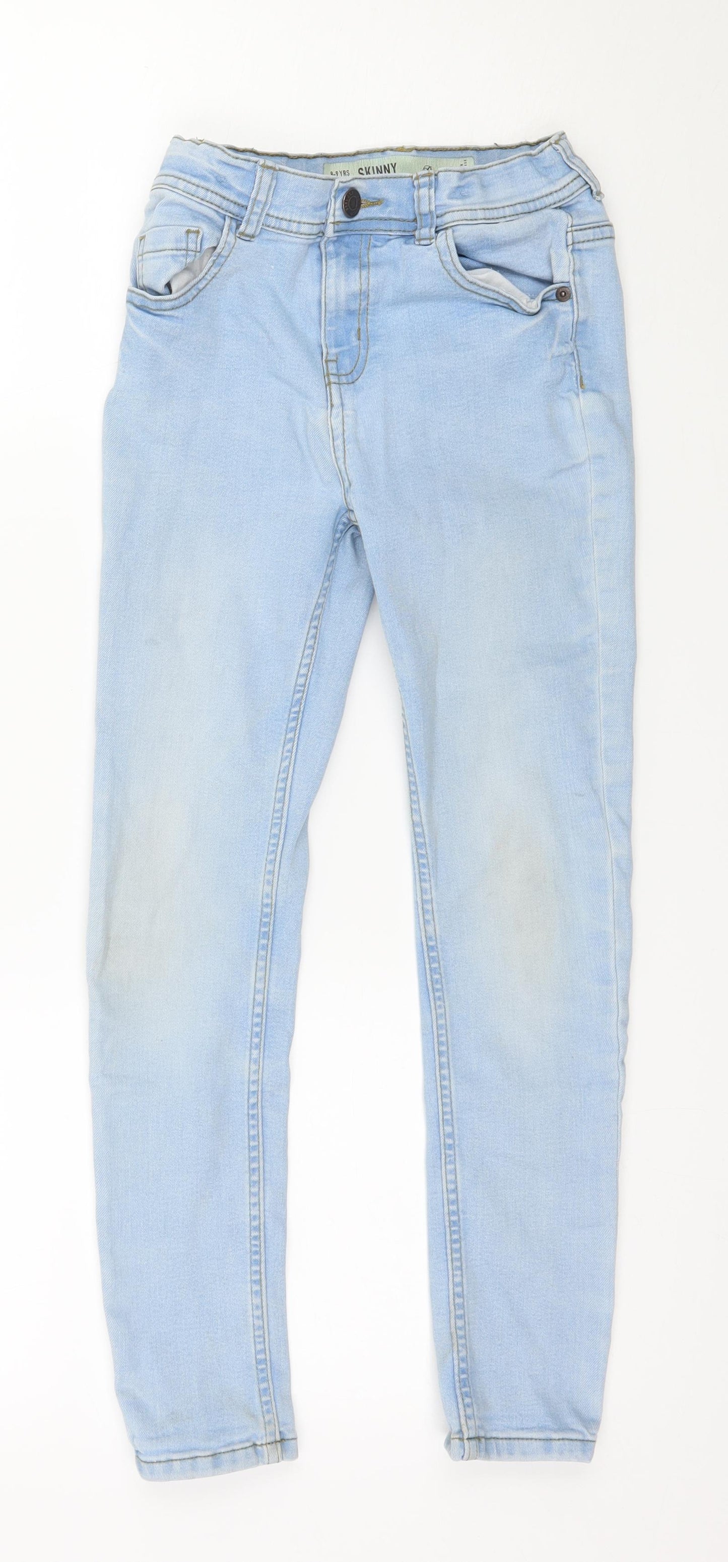 Denim & Co. Boys Blue  Denim Skinny Jeans Size 8-9 Years