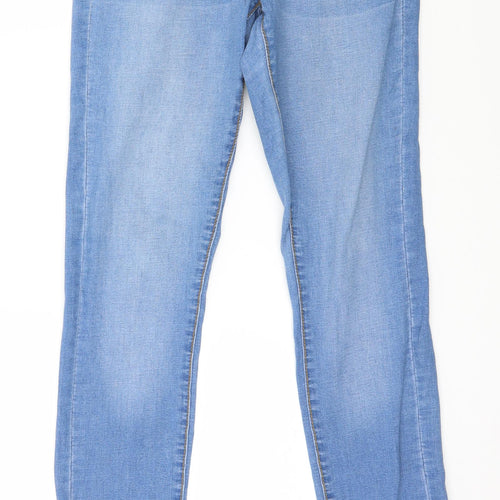 Denim & Co. Womens Blue  Denim Skinny Jeans Size 8 L29 in