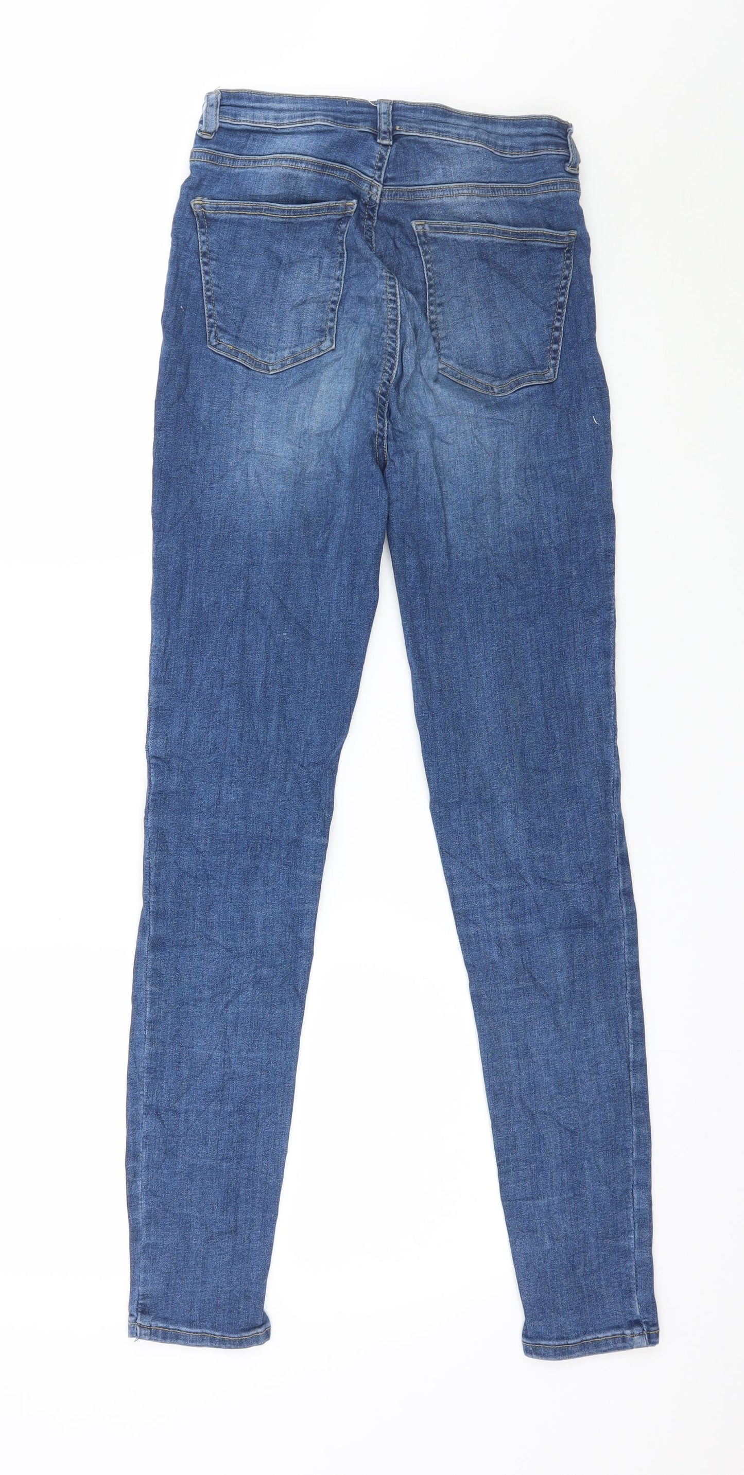 TALLY WEiJL Womens Blue  Denim Skinny Jeans Size 10 L29 in
