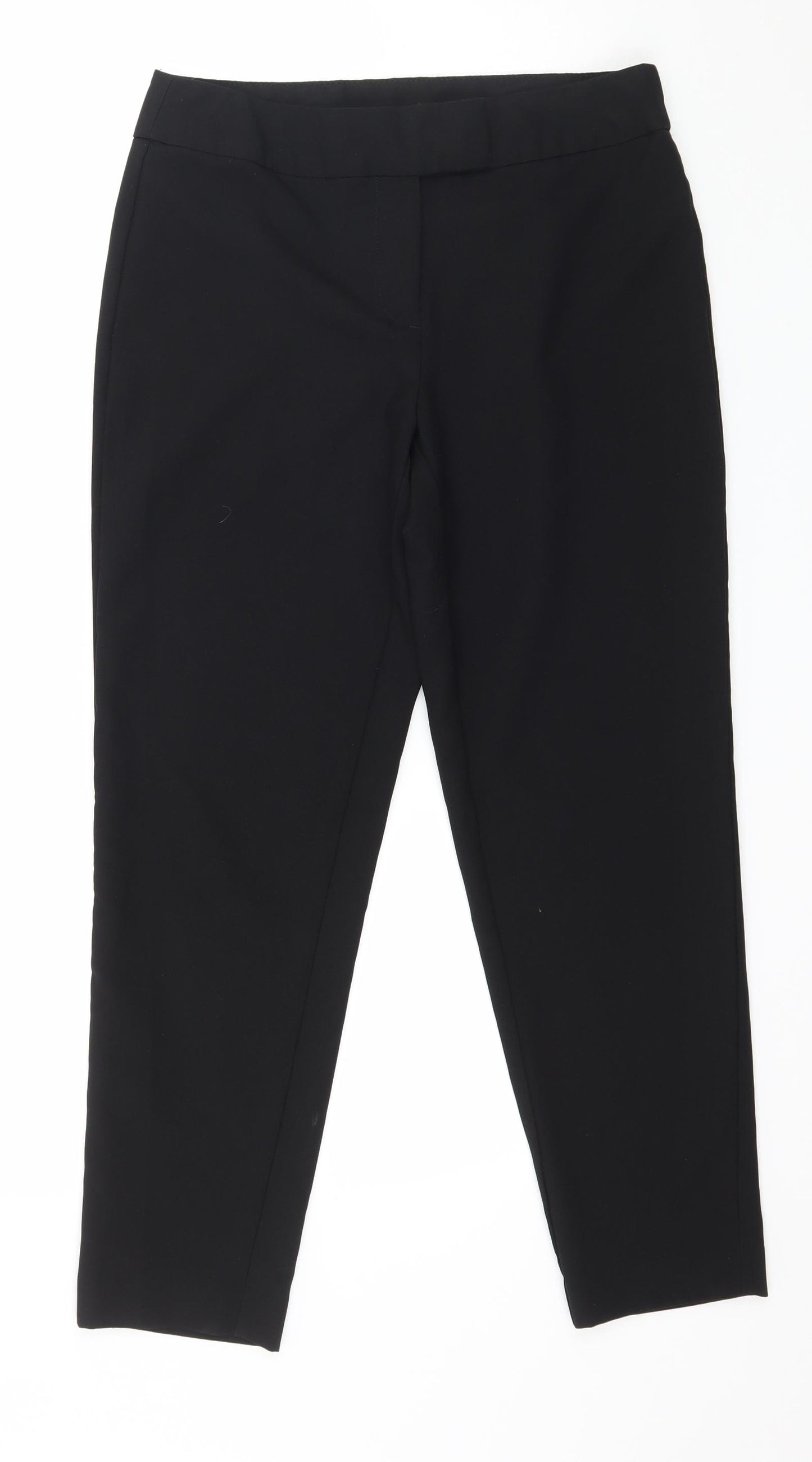 Preworn Womens Black   Trousers  Size 30 in L26 in