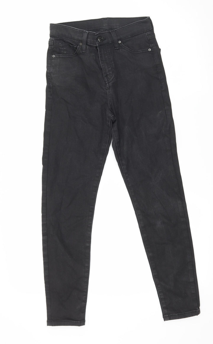 Topshop Womens Grey Denim Skinny Jeans Size 26 in L30 in