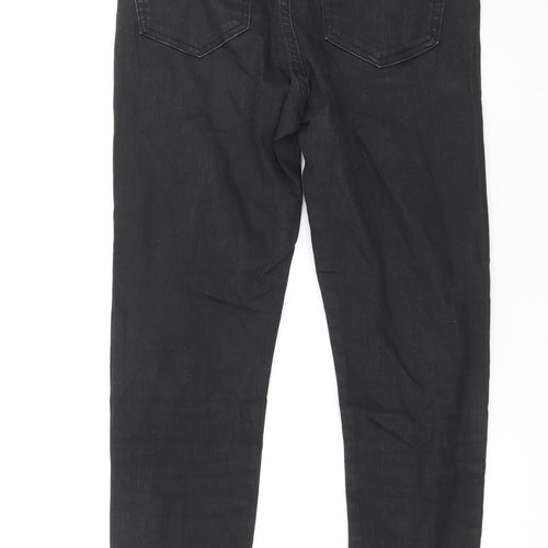 Topshop Womens Grey  Denim Skinny Jeans Size 26 in L30 in