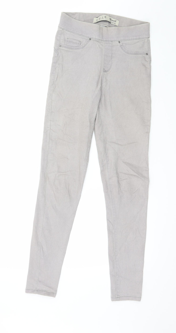 Denim & Co. Womens Grey Denim Jegging Jeans Size 6 L29 in