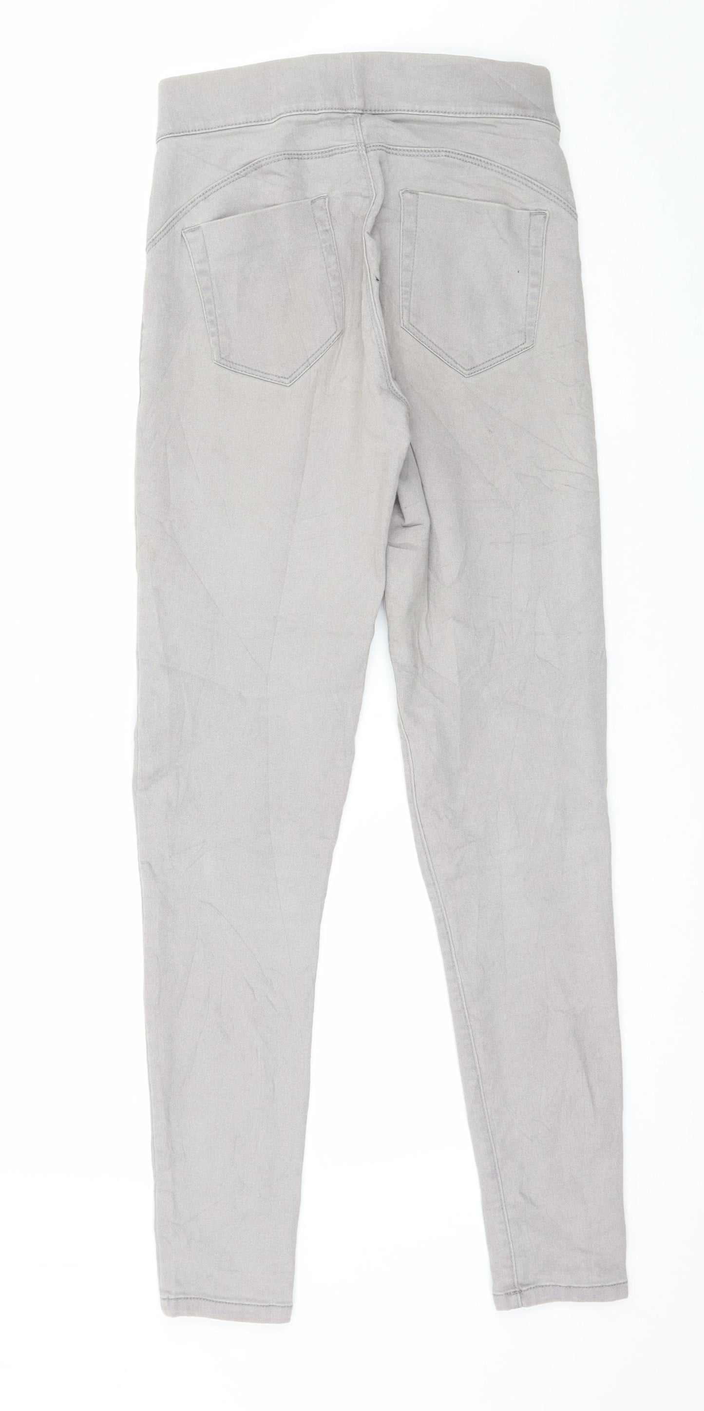 Denim & Co. Womens Grey  Denim Jegging Jeans Size 6 L29 in