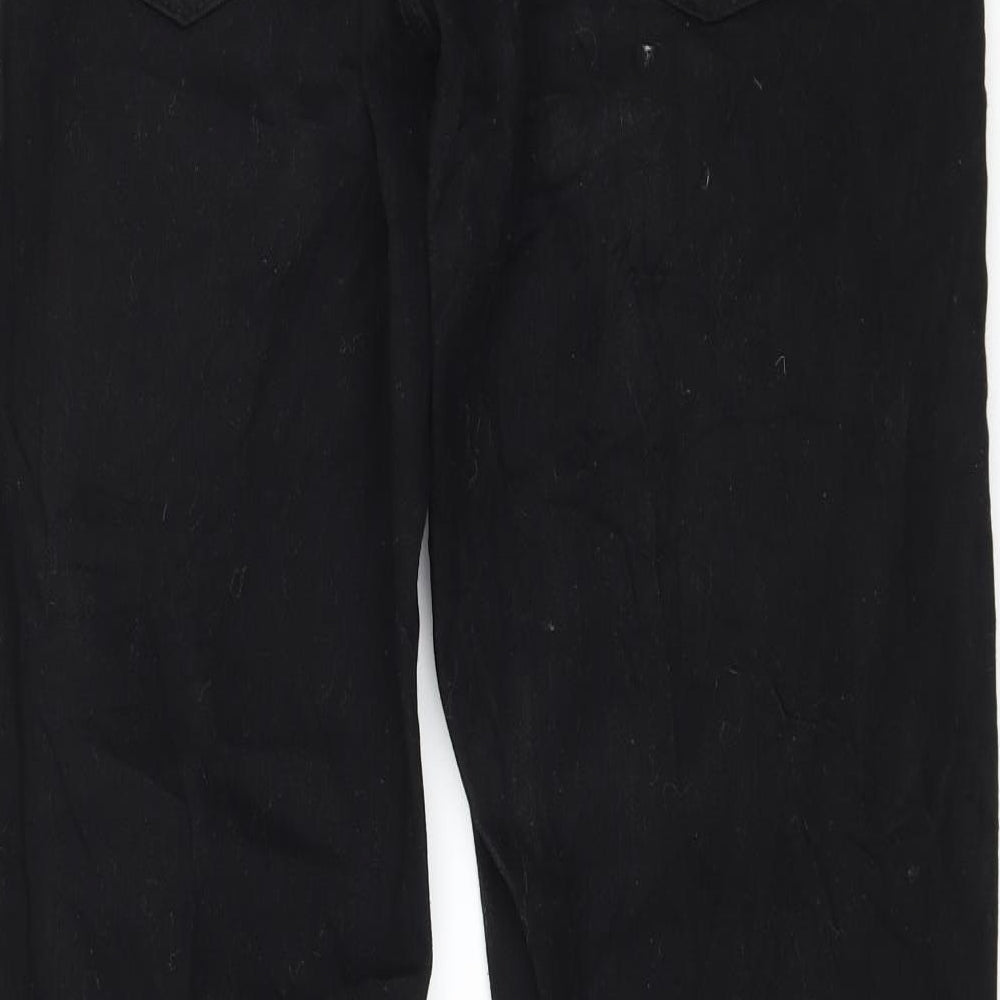 NEXT Womens Black  Denim Bootcut Jeans Size 16 L32 in