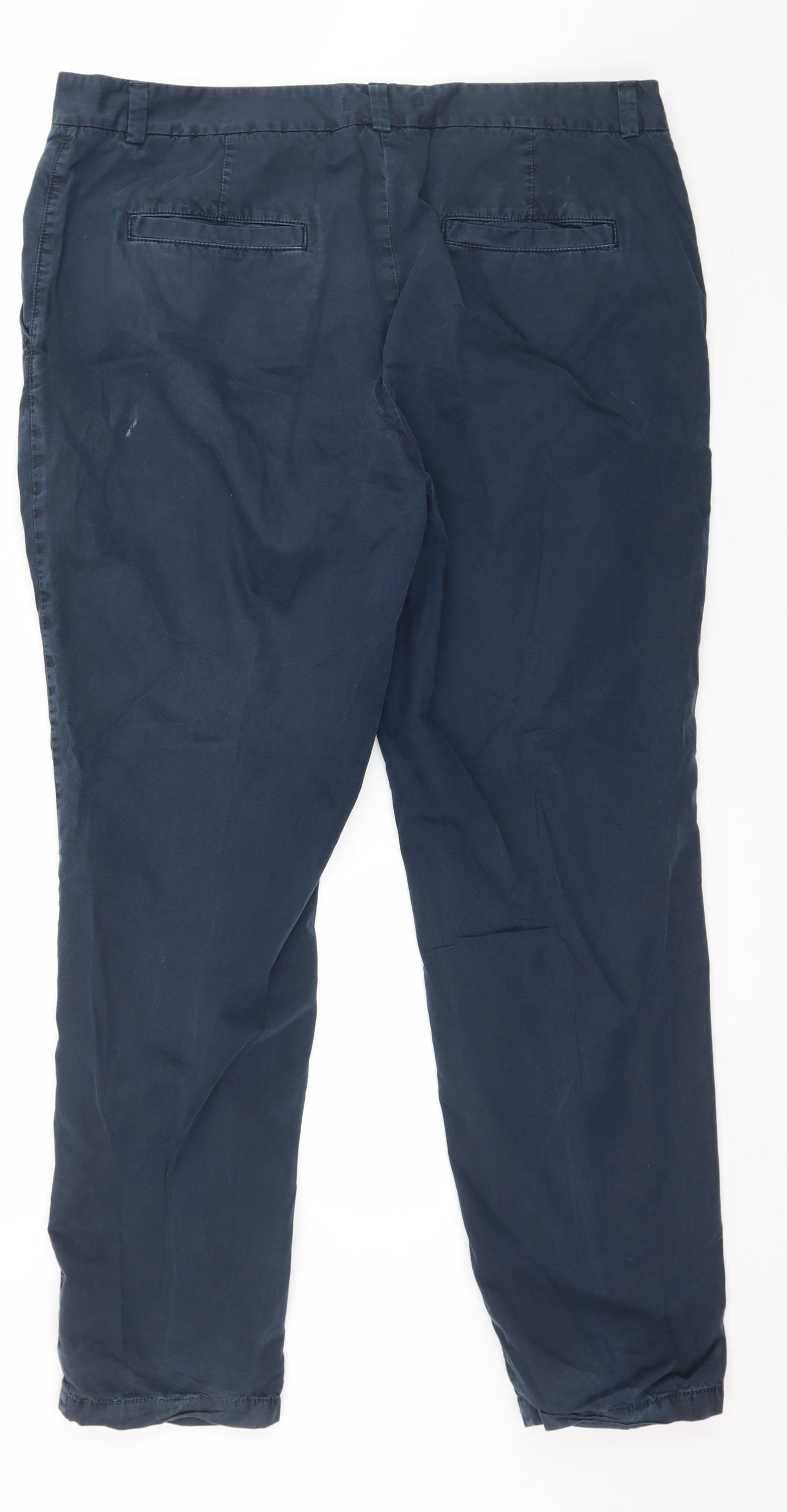 Marks and Spencer Womens Blue   Trousers  Size 16 L28 in