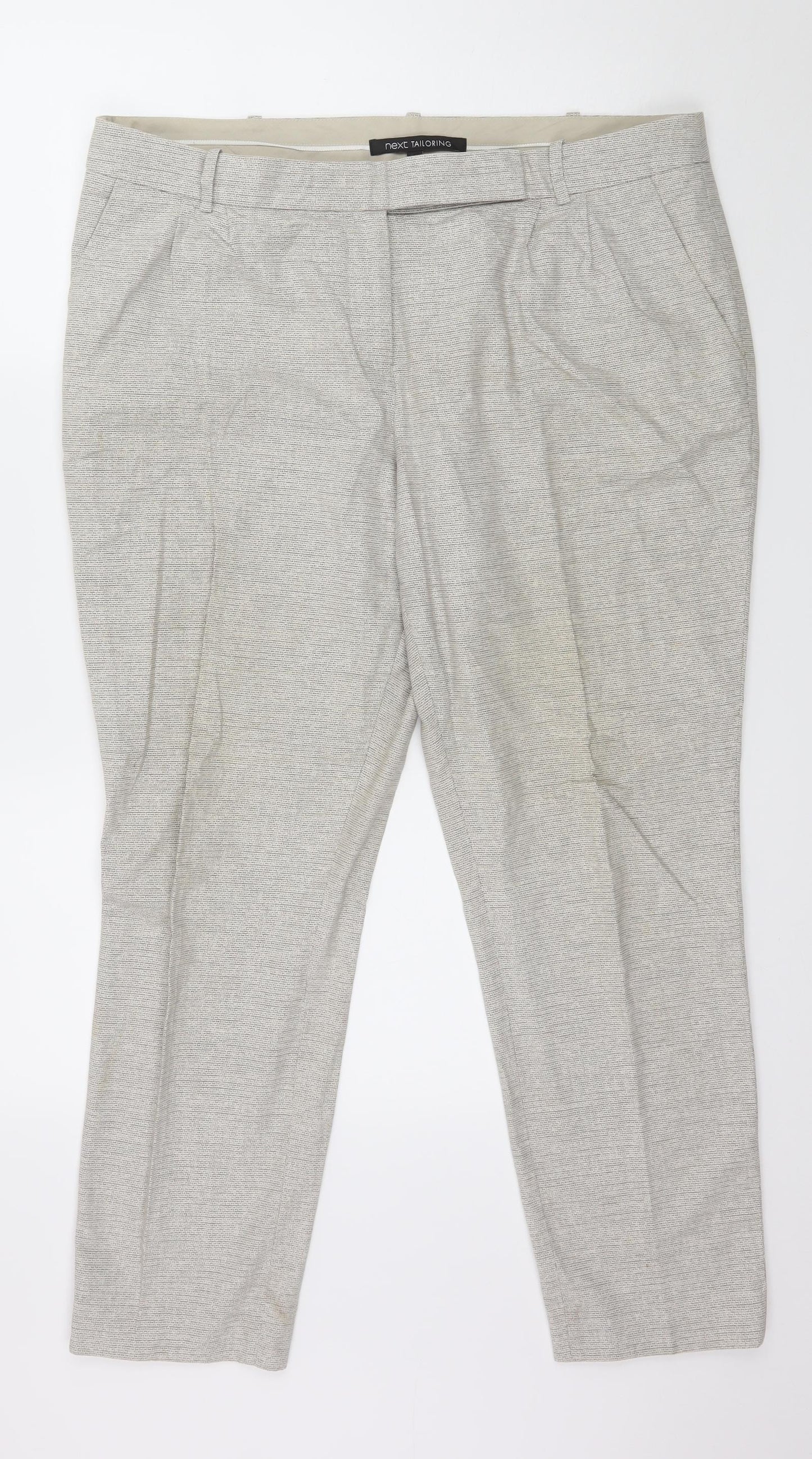 NEXT Womens Ivory   Trousers  Size 16 L28 in