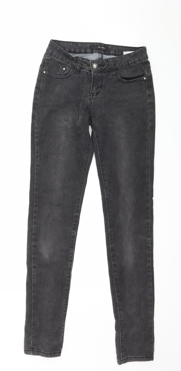 Sexy Sense Womens Grey  Denim Skinny Jeans Size XS L31 in