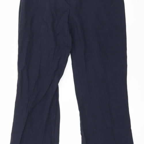 NL Collection Womens Blue   Trousers  Size 8 L26 in