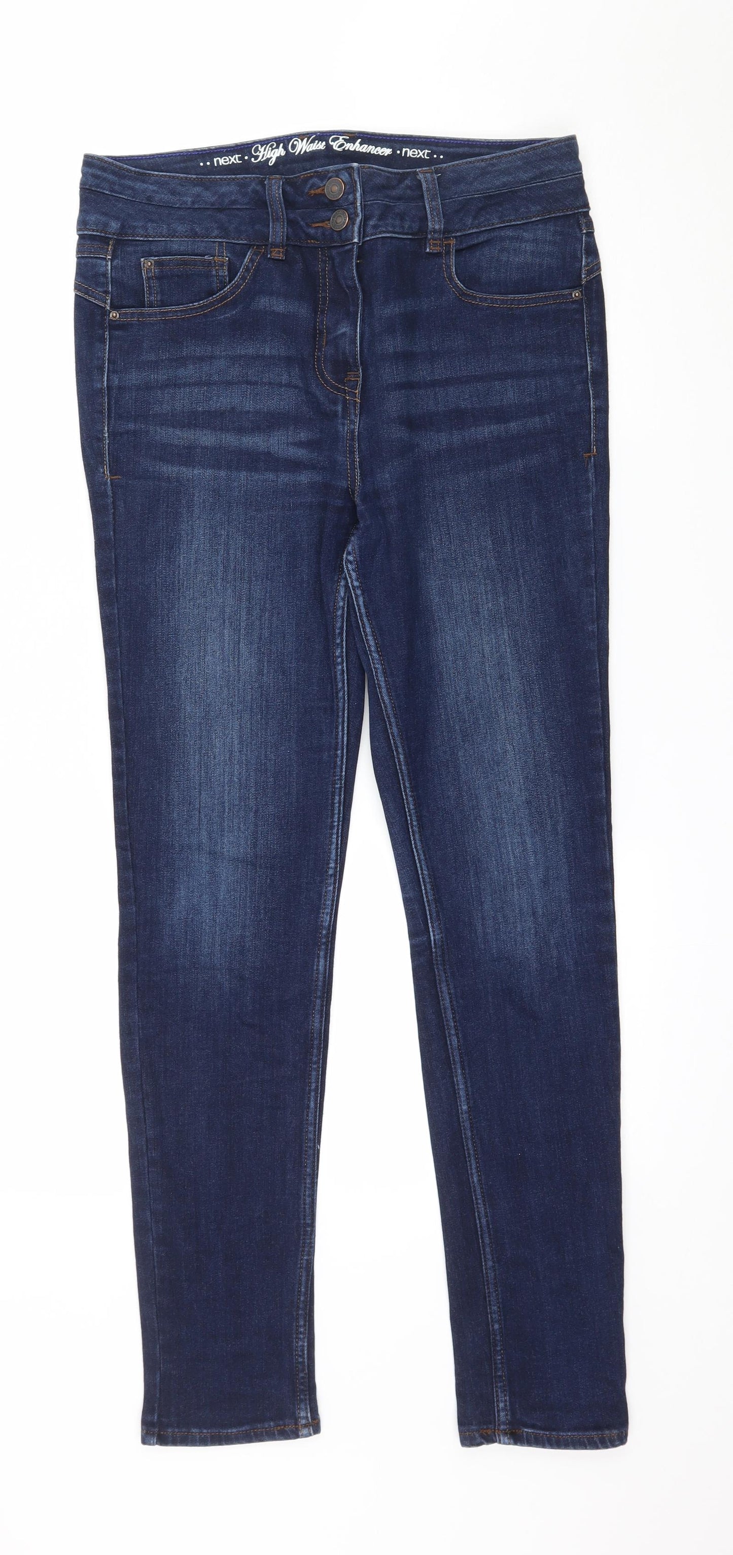 NEXT Womens Blue  Denim Skinny Jeans Size 10 L29 in