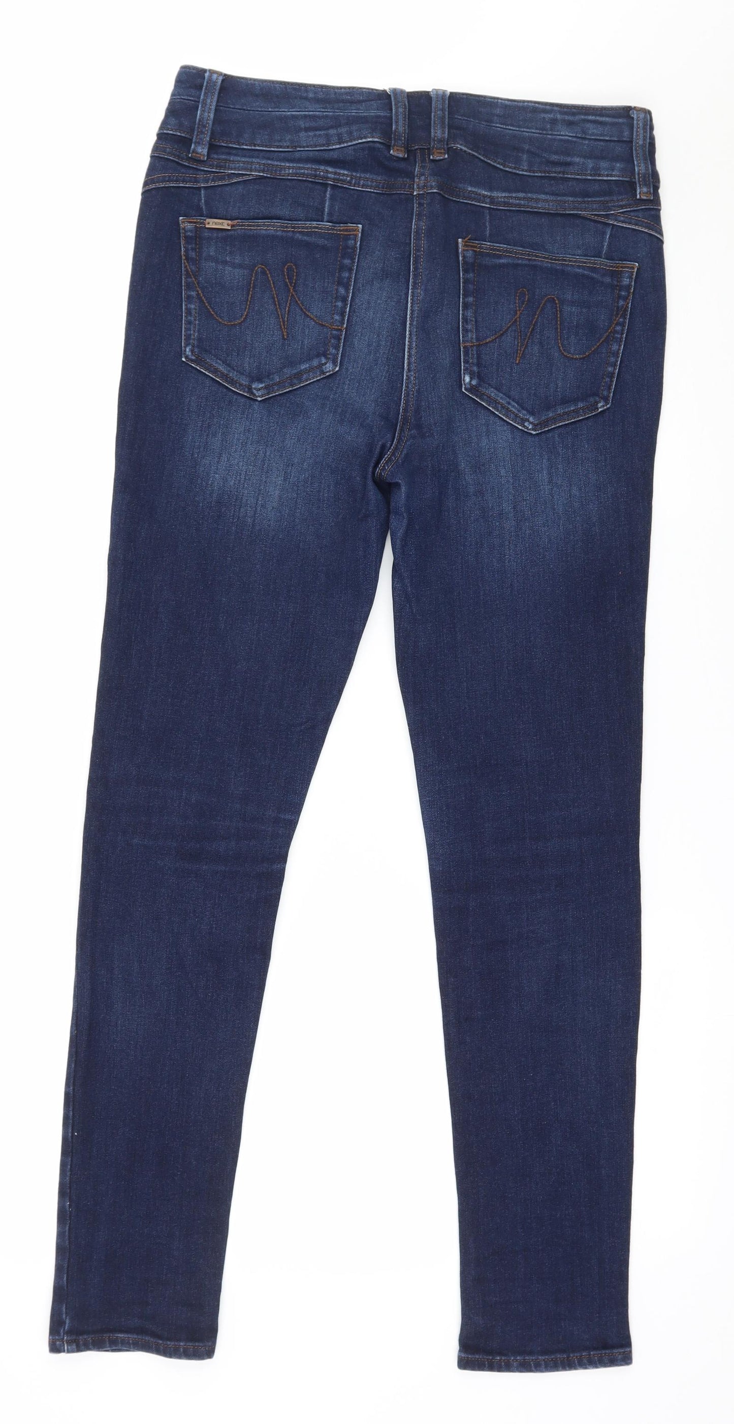 NEXT Womens Blue  Denim Skinny Jeans Size 10 L29 in