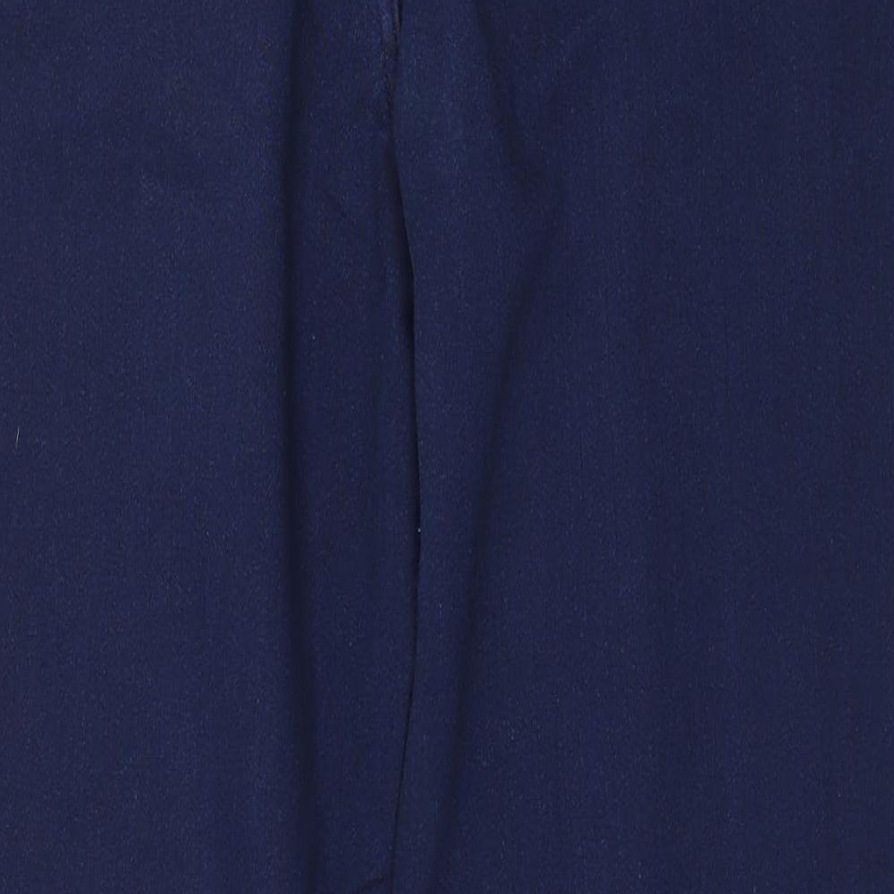 Marks and Spencer Womens Blue  Denim Straight Jeans Size 14 L28 in