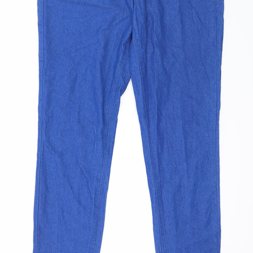 Denim & Co. Womens Blue  Denim Skinny Jeans Size 12 L33 in