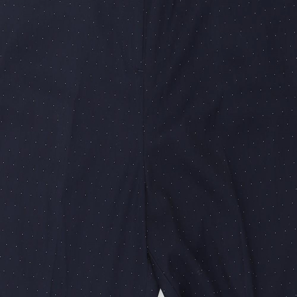 NEXT Womens Blue Polka Dot  Trousers  Size 18 L25 in