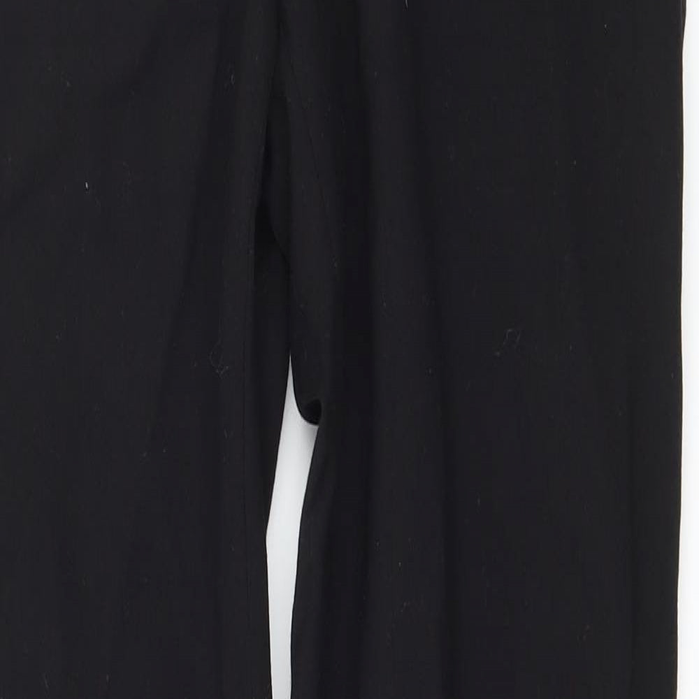 H&M Womens Black   Trousers  Size 8 L29 in
