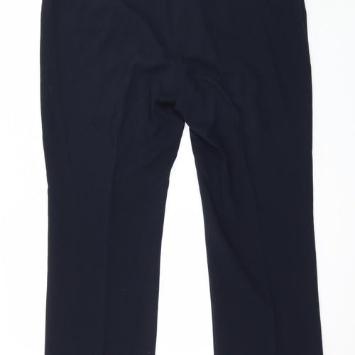 M&Co Womens Blue   Trousers  Size 14 L29 in