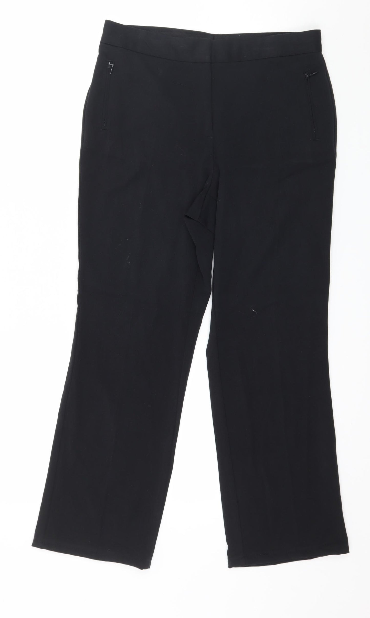 Marks and Spencer Womens Blue   Trousers  Size 10 L25 in