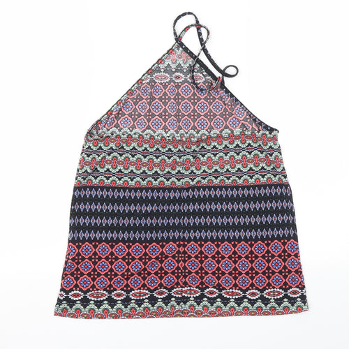 Very Womens Multicoloured Argyle/Diamond  Basic T-Shirt Size 12