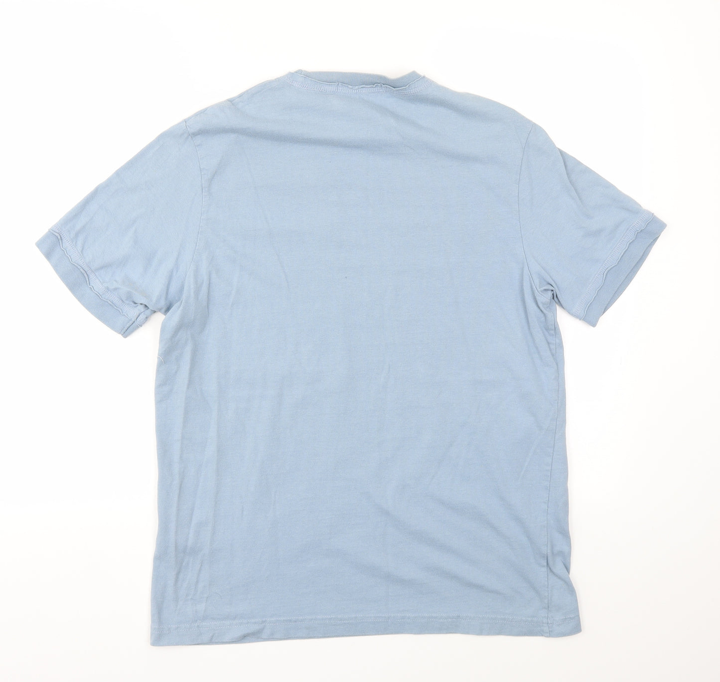 Red Hearing Mens Blue    T-Shirt Size M