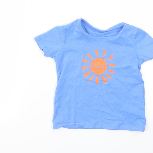 George Boys Blue Animal Print  Cami Lounge Set Size 9-12 Months