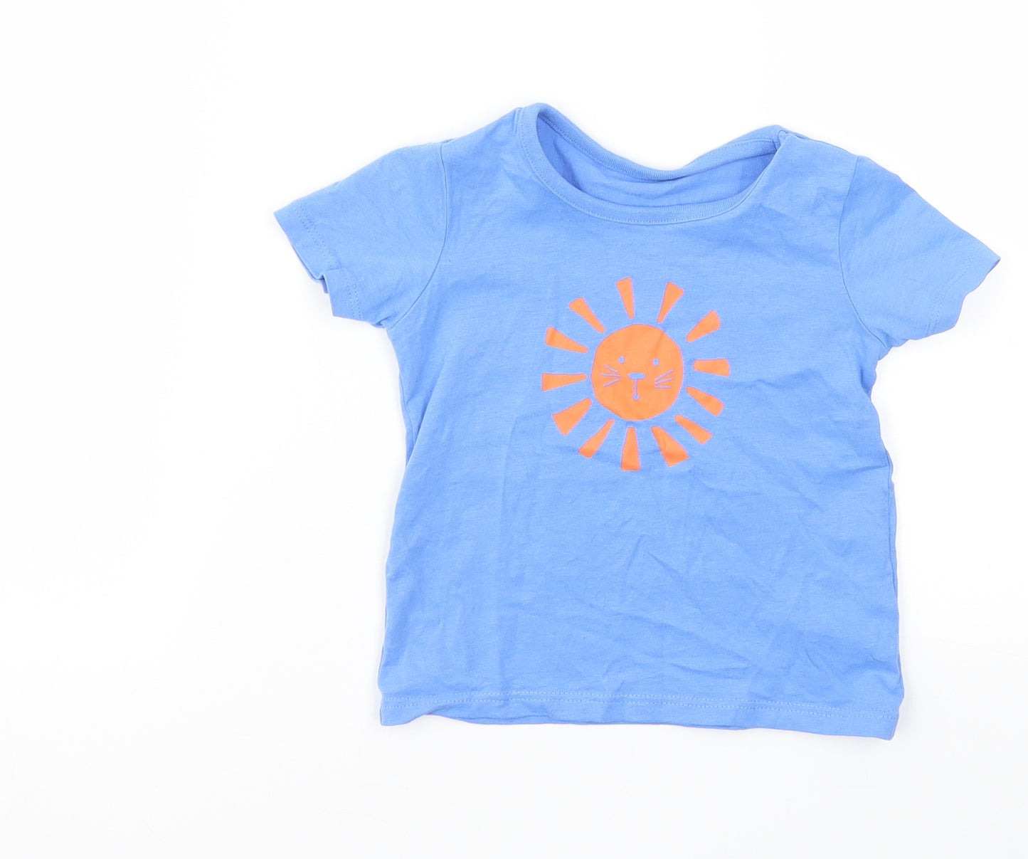 George Boys Blue Animal Print  Cami Lounge Set Size 9-12 Months