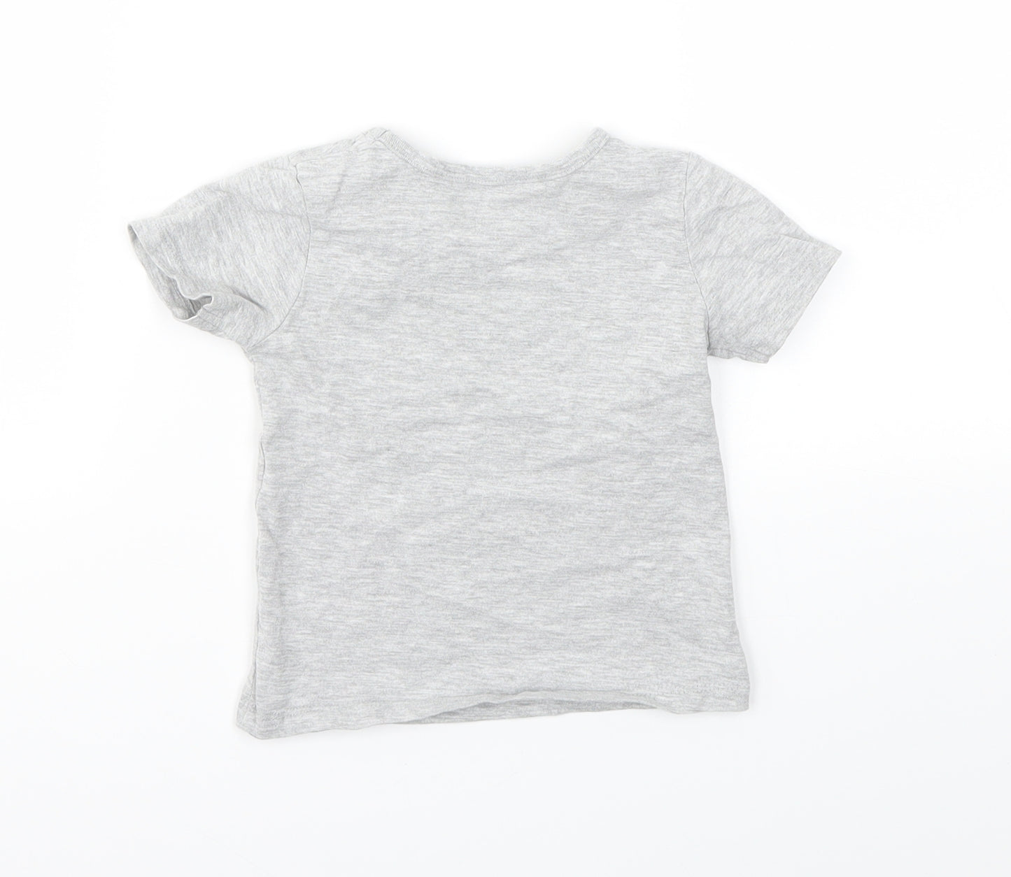 George Boys Grey   Basic T-Shirt Size 9-12 Months