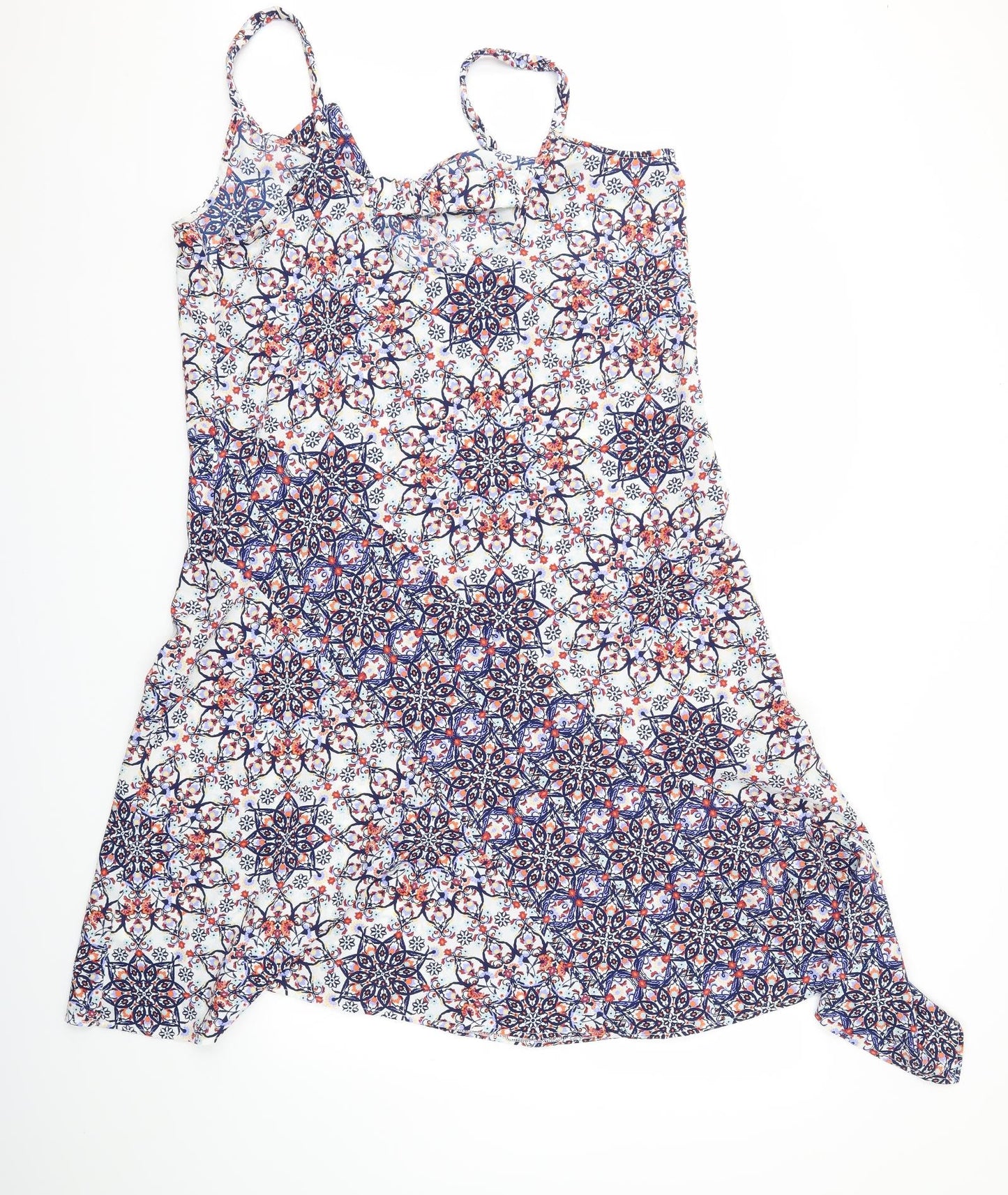 TU Womens Blue Floral  Fit & Flare  Size 18