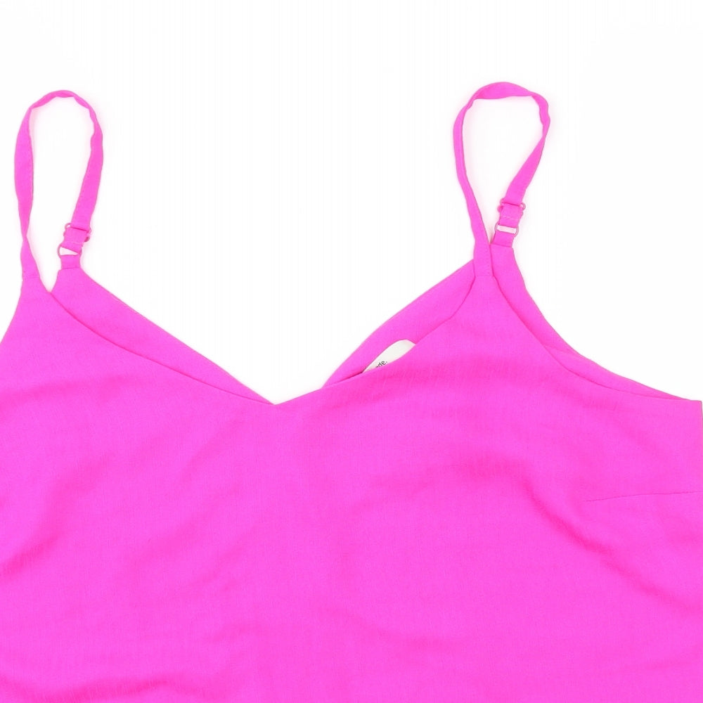 George Womens Pink   Basic Blouse Size 12