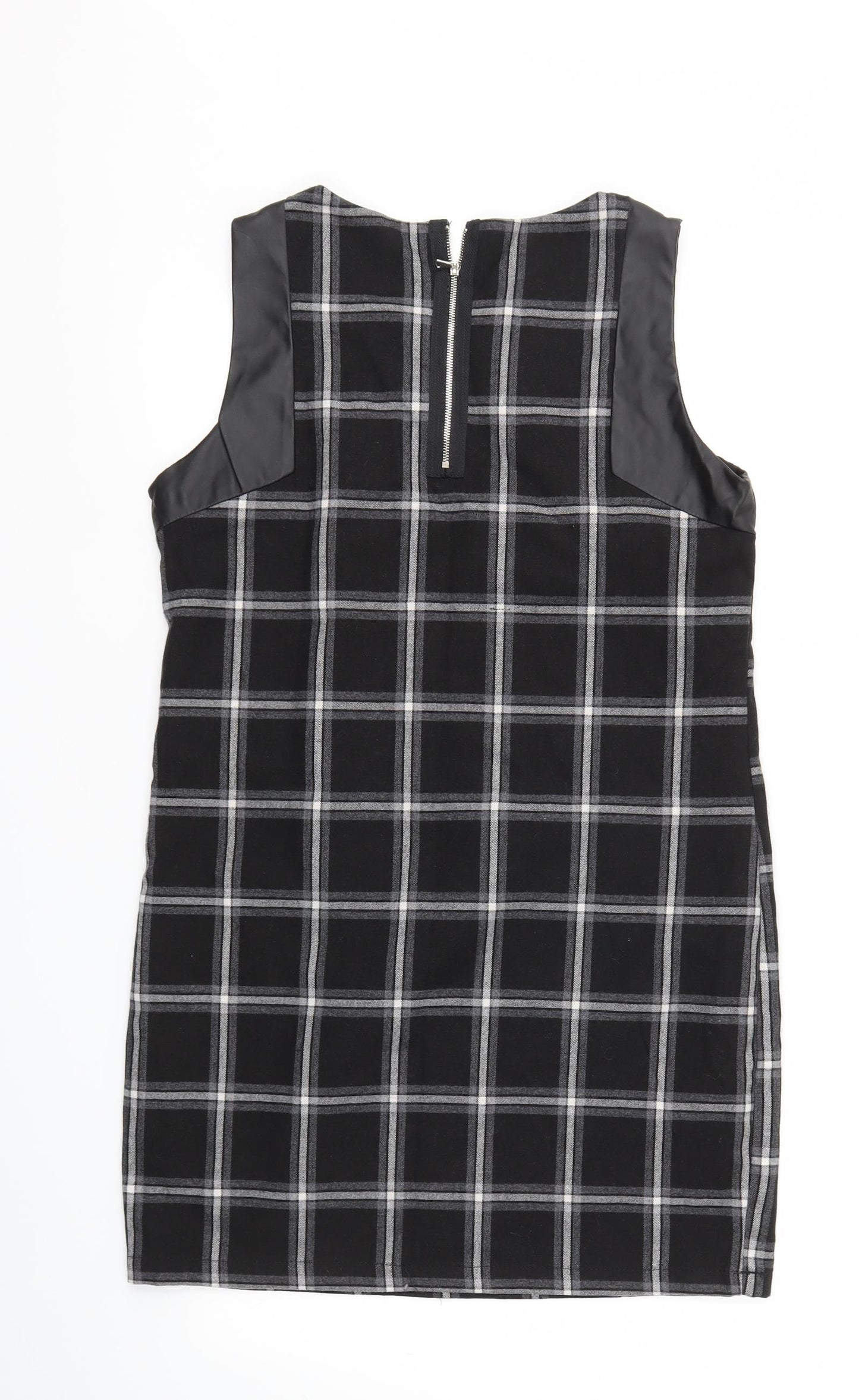 Urban Mist Womens Black Check  A-Line  Size L