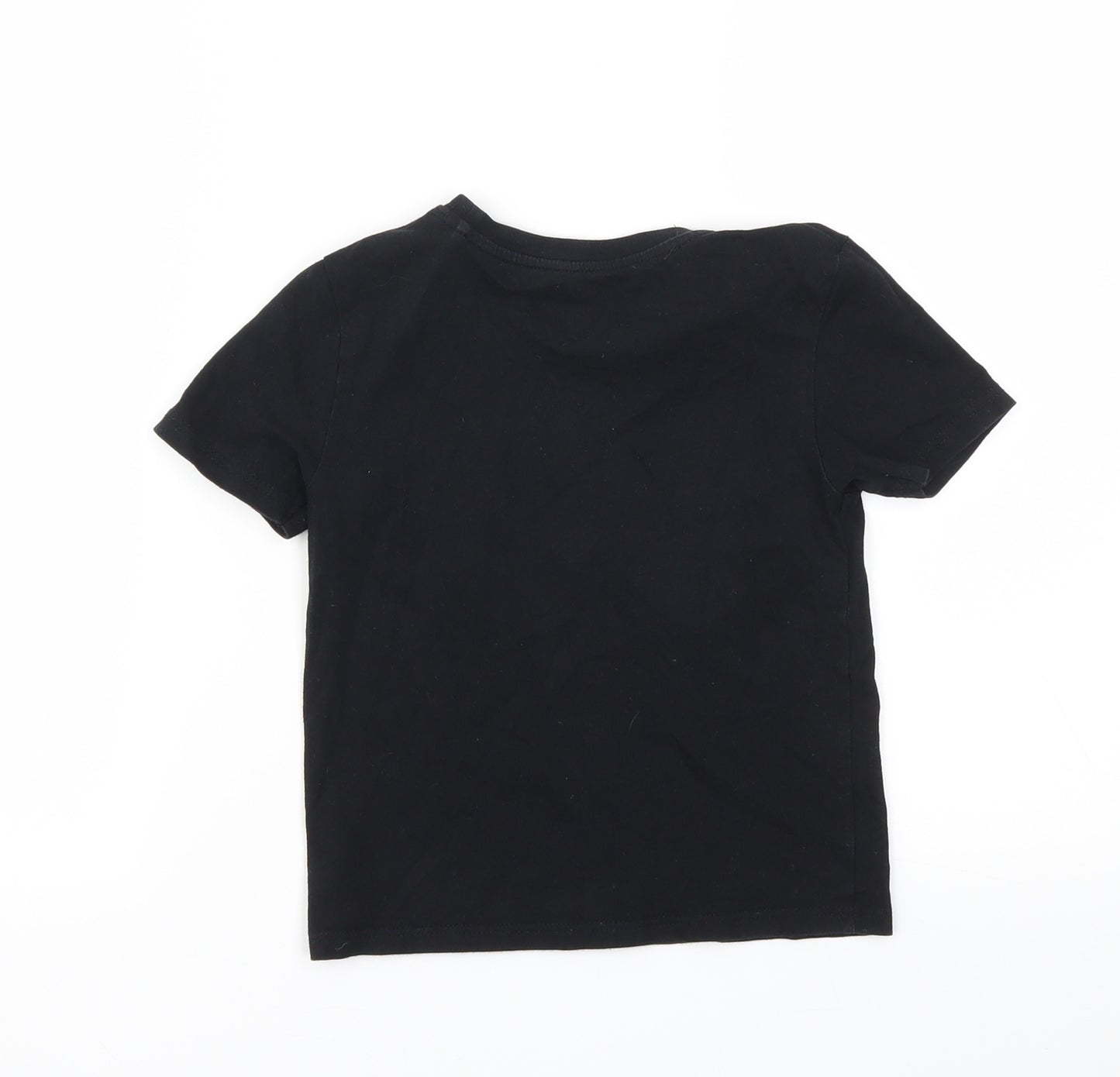 River Island Boys Black   Basic T-Shirt Size 3-4 Years
