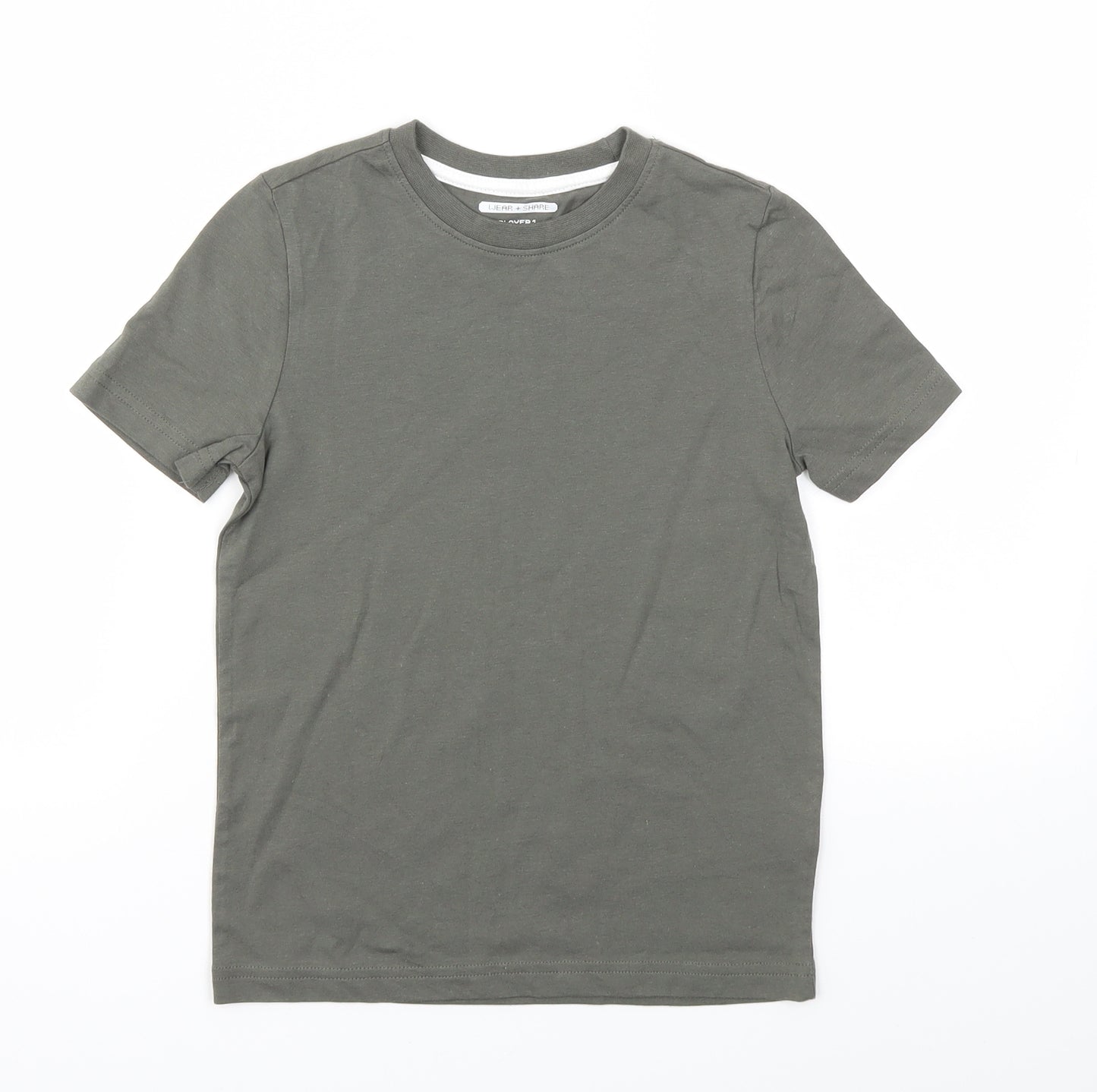 F&F Boys Green   Basic T-Shirt Size 5-6 Years