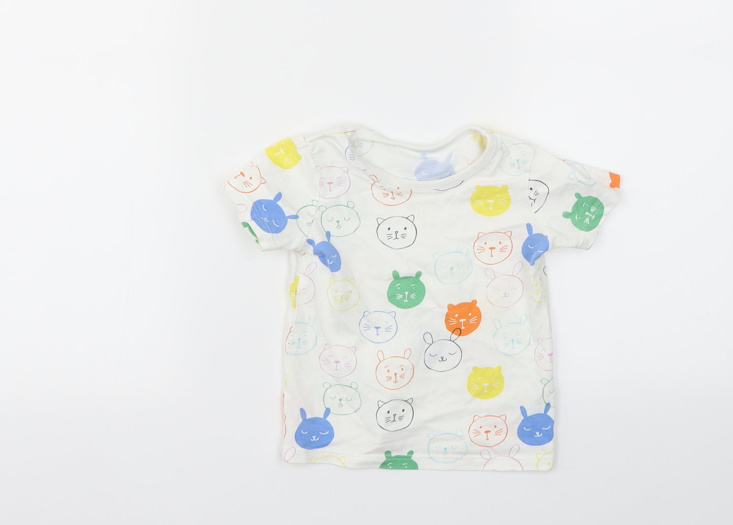 George Boys Multicoloured Animal Print  Camisole T-Shirt Size 9-12 Months