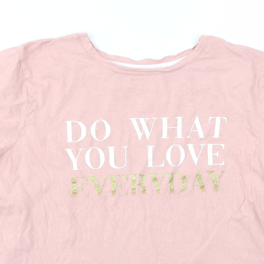 DREAM Womens Pink   Basic T-Shirt Size M