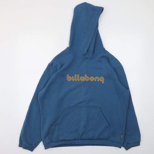 Billabong Mens Blue   Pullover Hoodie Size M