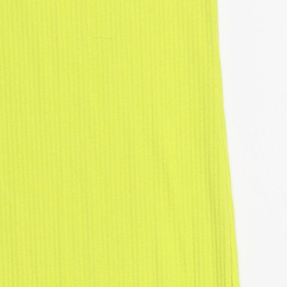 Missguided Womens Yellow   A-Line  Size 6