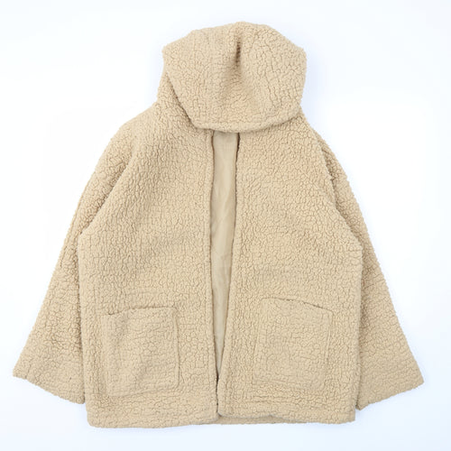 FOREVER 21 Womens Beige   Jacket Coat Size L