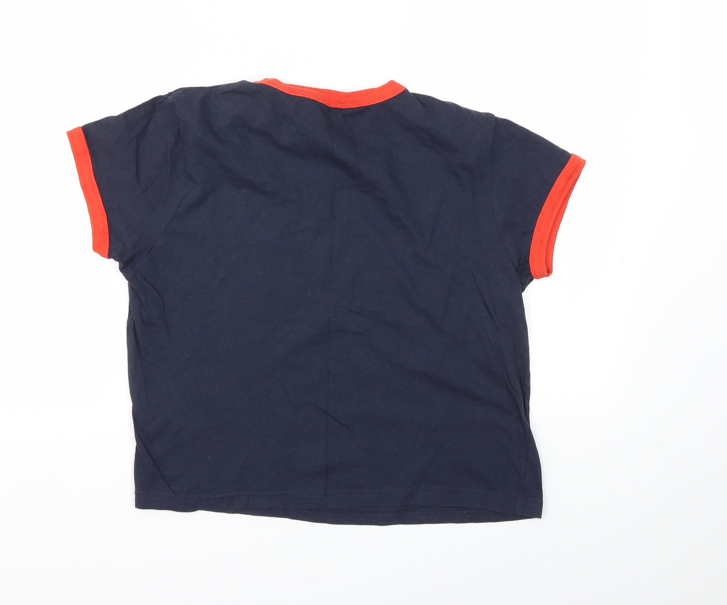 Brave Soul Womens Blue   Basic T-Shirt Size M